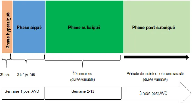 Figure 2. Phases de réadaptation post-AVC (page 109) 95 Phase hyperaiguë 