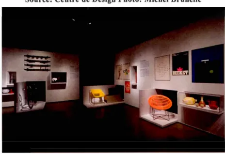 Figure 10.  Exposition  Québec en  Design  Source: Centre de  Design Photo:  Michel Brunelle 