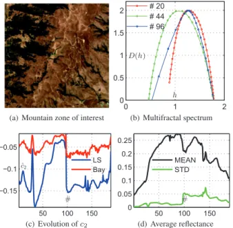 Fig. 1. Real HS data acquired by the Hyspex hyperspectral scanner (a) and by AVIRIS (b).