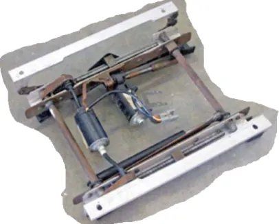 Fig. 3.1 An example of presently applied servo drives for car seat adjustment [83] 
