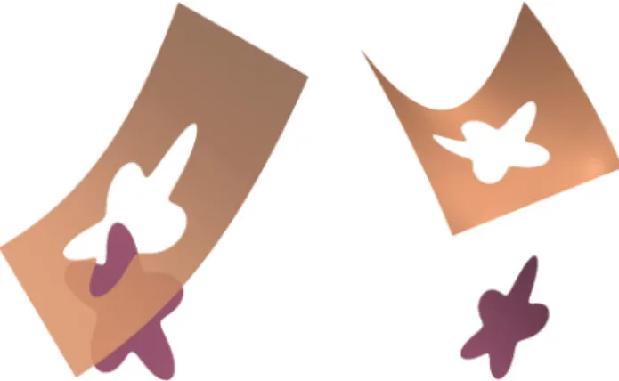 Fig. 11. Left: visualization of the solution u for Example 4.4. Right: visualization of the diffusion coeﬃcient β .