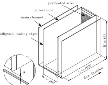 Fig. 2 Holes pattern of the perforated screen, when the two acrylic sheets are shifted with respect to each other by the distance D