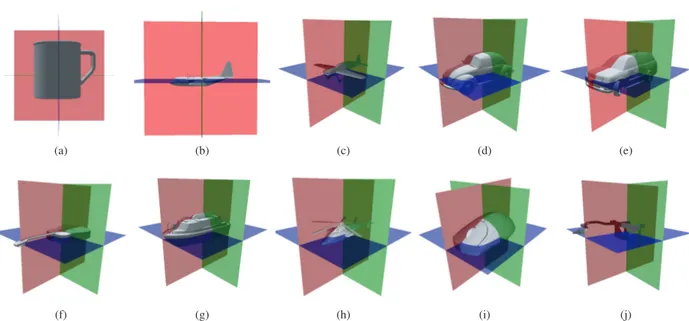 Figure 8: Résultats de l’alignement des modèles BRep-NURBS.