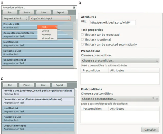 Fig. 12. Grouping tasks.