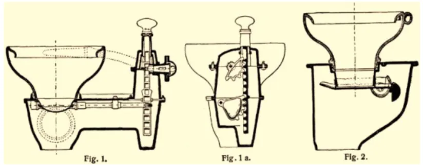 Figure 2 - Plan de la chasse d'eau. 