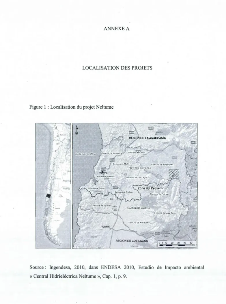 Figure 1 : Localisation du projet Neltume 