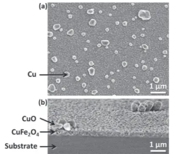 Fig. 3. GD-OES profiles of a 50 nm thick film deposited at P 0,5 d 5 on quartz sub- sub-strate and annealed in air