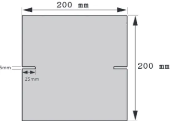 Fig. 13 shows the crack paths obtained numerically and the experimental crack paths (respectively at the front and rear faces of the concrete specimen)