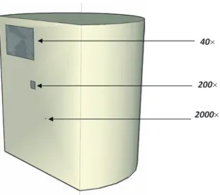 Fig. 5   Example of original and highlighted images taken at 40× zoom for an S1-M sample.