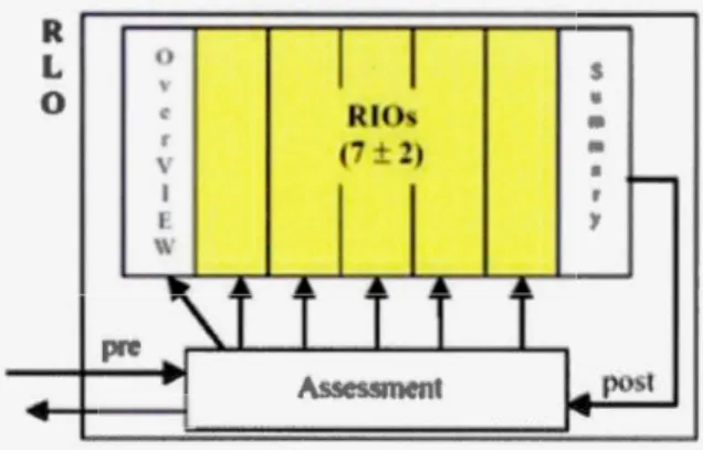 Figure 2.7  Structure des RLO et RJO selon le  modèle Cisco (Barrit,  Lewis et Wieseler,  1999; Verbert, 2008) 