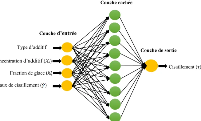 Figure 2.2 Architecture du modèle RNA 