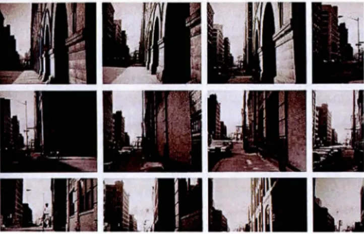 Figure 6. Vito Acconci ,  Photo-Piece: 8/inks  (23 novembre 1969, après-midi, Greenwich Street