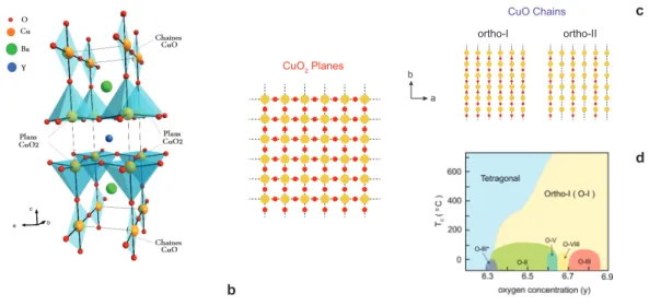 figure 1.1a). Celles-ci peuvent ainsi être soit vides en oxygène (y = 6), soit pleines (y = 7), y étant la concentration en oxygène dans les chaînes