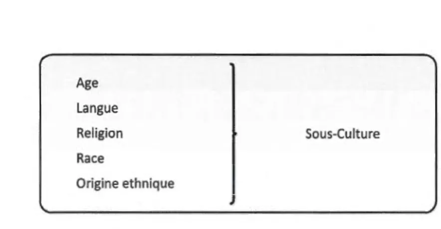 Figure 1.  6 Les  dimensions d'une sous-culture selon Duhaime et al  (  1996); Rami rez et al