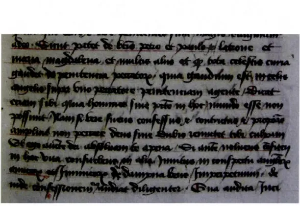 Figure  2.2  Première main folio 46 recto  lignes  18  à 28 8 . 