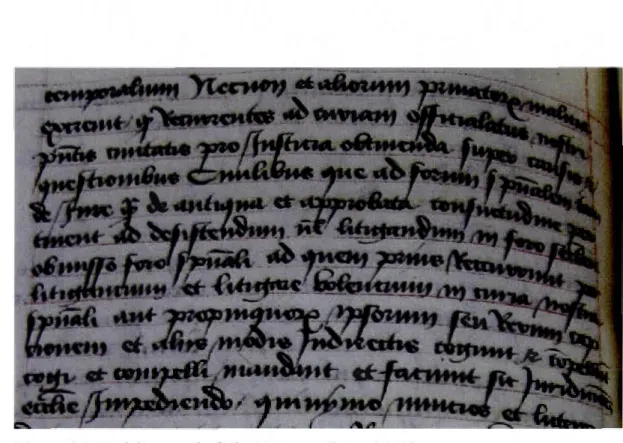 Figure 2.4  Troisième main folio  104 verso lignes 1 à  12. 