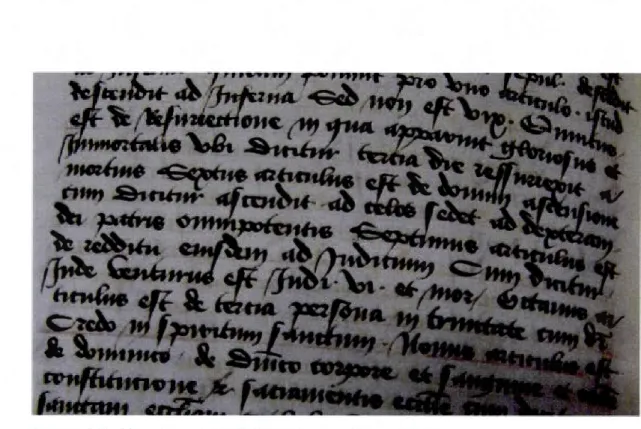 Figure  2.6  Cinquième main folio  172 verso  lignes 8 à  18. 