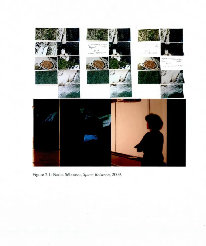 Figure 2.1:  Nadia Séboussi,  Space  Between,  2009. 