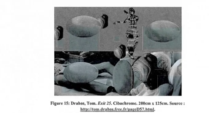 Figure 15:  Drahos, Tom. Exit 25.  Cibachrome. 200cm x 125cm. Source :  http: //tom.drahos.free.fr/pageD57.html