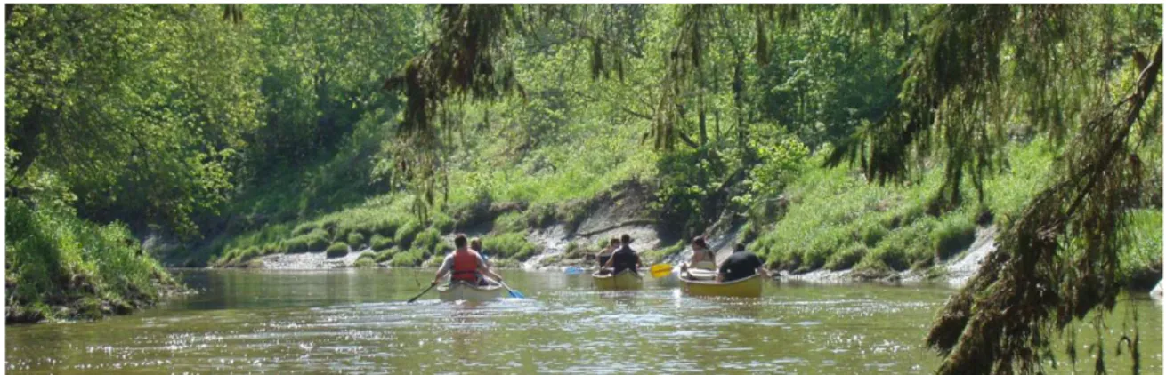 Figure 2.1 : Rivière Mascouche, affluent de la rivière des Mille-Îles, crédit photo Cloutier 2007  