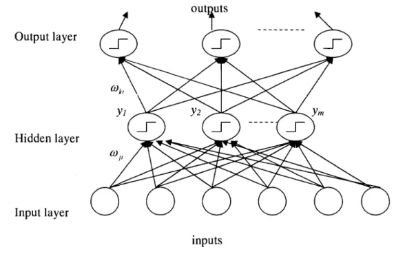 Fig 2.2 Typical Neural Network Architecture 