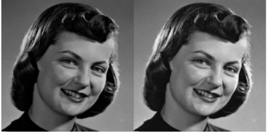 Figure 2.2: Original Image (Left) and Processed Image (Right)