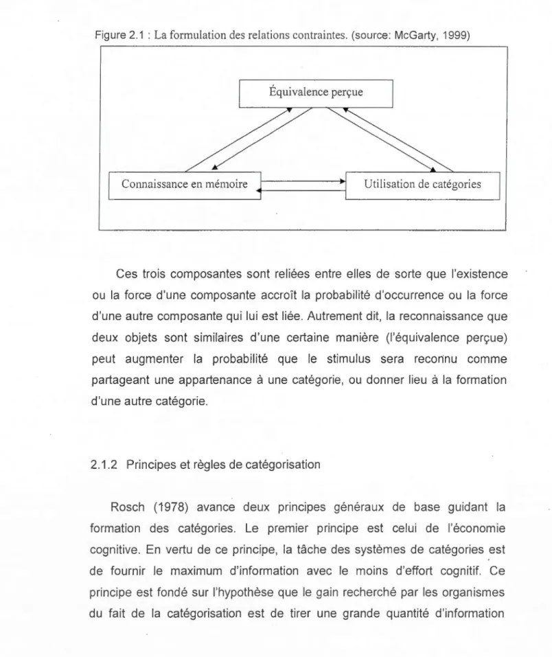 Figure 2.1  : La formulation  des  relati o ns contraintes.  (source:  McGarty , 1999) 