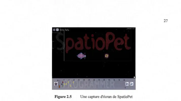 Figure  2.5  Une capture d'écran de SpatioPet 