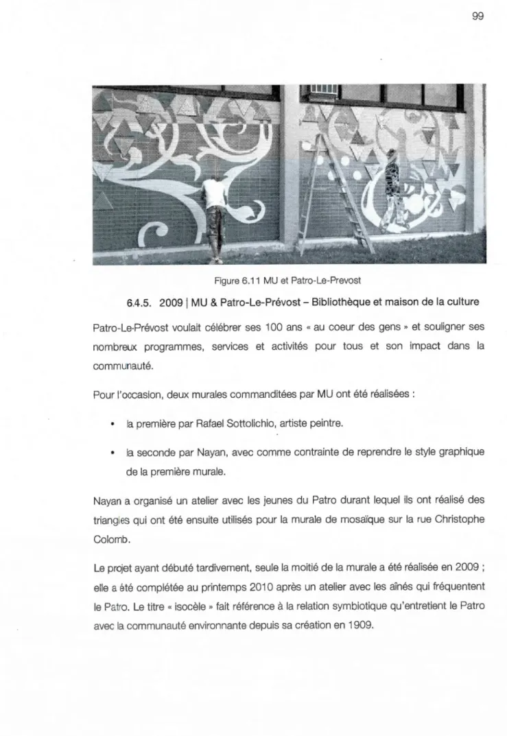 Figure 6.11  MU et  Patro-Le-Prevost 