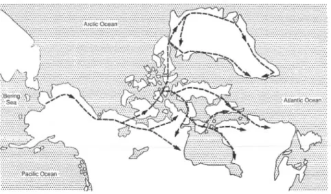 Figure  1-2 La migration du peuple de ThuJe 