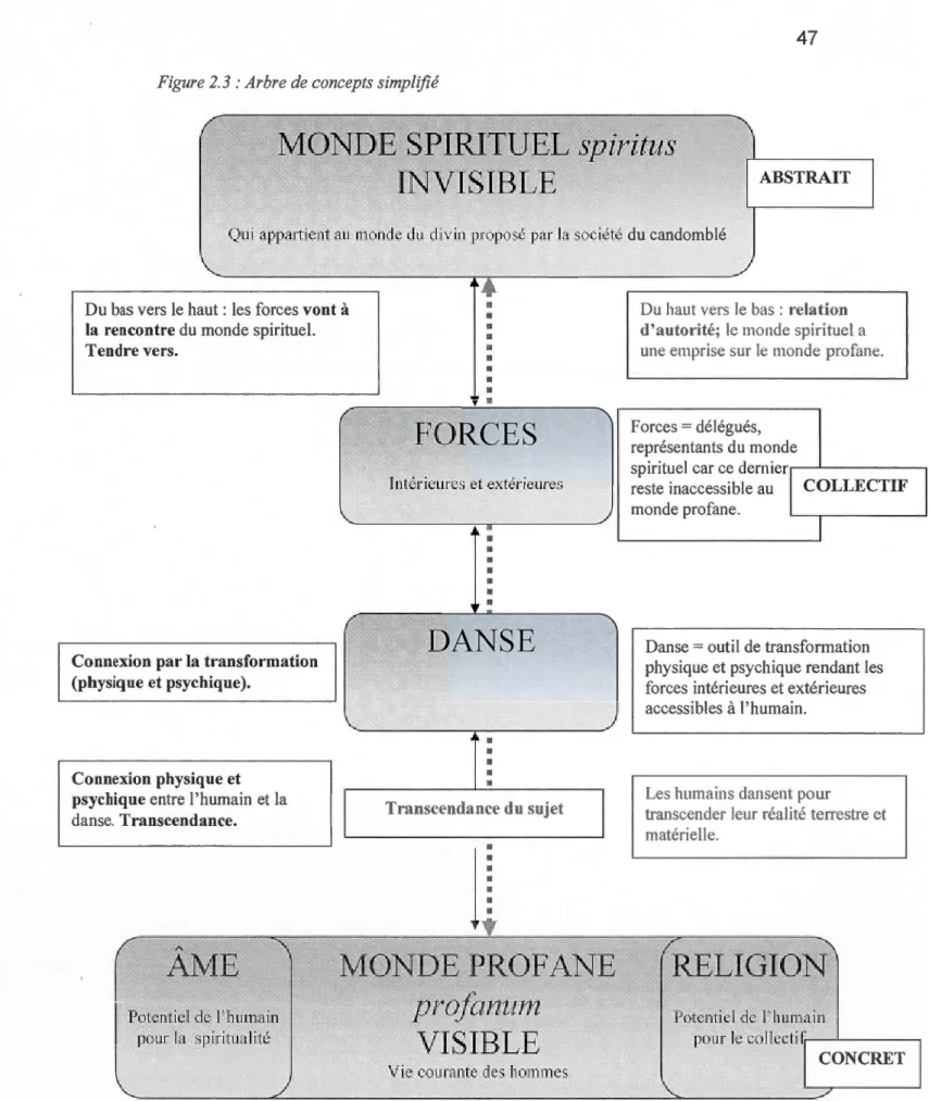 Figure 2.3: Arbre de  concepts simplifié 