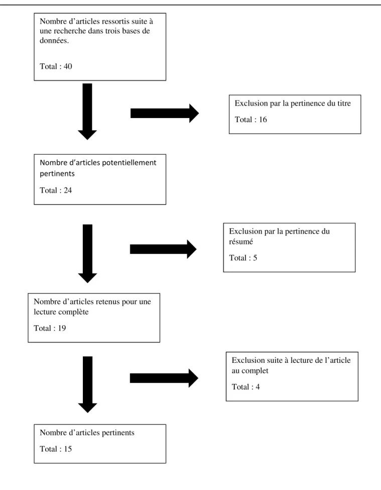 Figure 1: Processus de la recension des écrits 