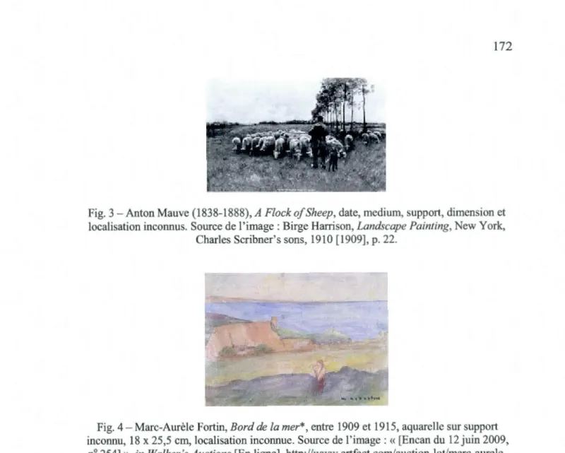 Fig. 3 - Anton Mauve (1838- 1888), A Flo ck of Sheep , date,  medium, support, dimension et  localisation inconnus