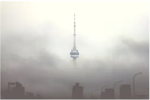 Figure 1.  Hazy CN Tower, courtesy of (weheart.it 2010) 