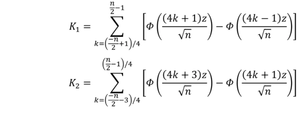 Tableau 1.2: Division de la séquence en M. 