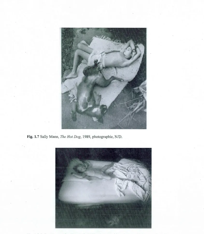 Fig.  1.7 Sally Mann, The  Hot Dog,  1989,  photographie, N ID. 