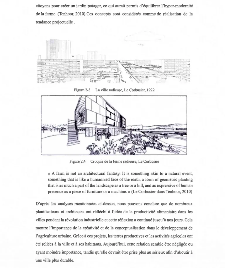 Figure 2-3  La ville radieuse,  Le Corbusier,  1922 