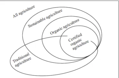 Figure 1.1 :  Relation entre les différentes pratiques agricoles durables dans les pays en  développement