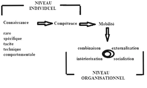 Figure 7 : La mobilité interne, outil de transformation pérennisation dans  l'organisation  NIVEAU 