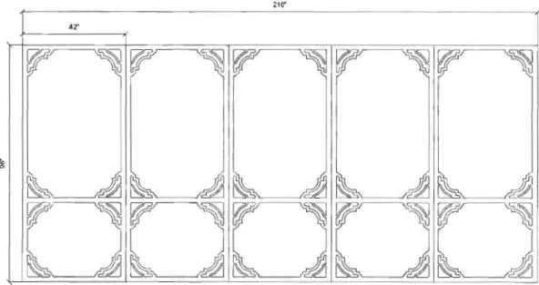 Figure A 1.9  Détail  «  Paravent»  2tC"  4l'  ~,J  ~J-~ ~  ~ ~	  ~ ~ ~	 ~~  ~  <:  ~  I~ ~	  ~ ~-I~  ~,  -JJg  ~ ~  j  r~ ~~~	 ~ ~ ~~ [  ] ~ ~ ~	  r  ~j Il  Il~  j