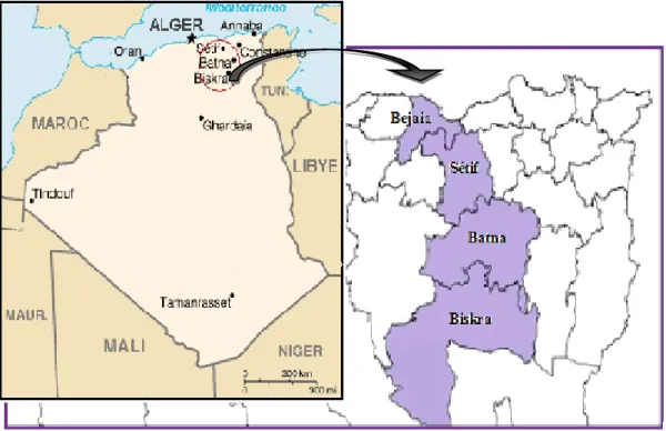 Figure 7: Localisation de la zone d'étude