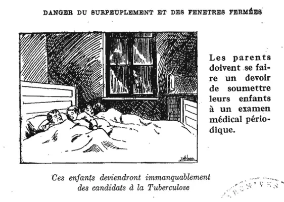 Figure 4.1a  Campagne  illustrée de  l'Institut Bruchési  visant  l'adulte (Tiré du  Rapport annuel  1919-1920, p.19.) 