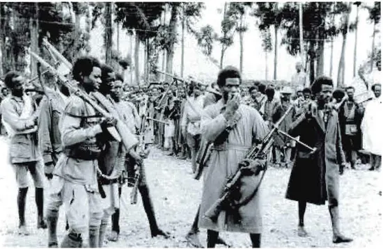 Figure  3.2:  Guerre  d'Abyssinie.  Ici,  des  combattants  de  l'armée  de  libération  de  l'Abyssinie  durant  la  2 e  guerre  mondiale