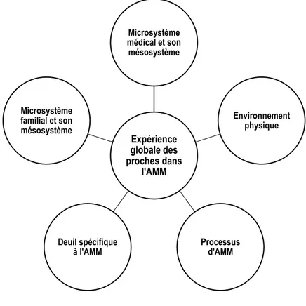 Figure 2 - Les principales dimensions de l’expérience d’accompagnement des proches dans l'AMM 