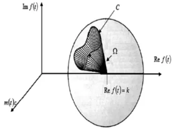 FIG. 3. Solid angle subtended by the closed curve C.