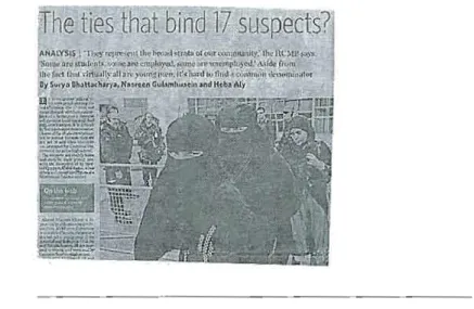 Figure 3.  Globe and  Mail article,  June 2, 2006 