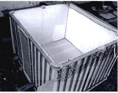 FIGURE 1.1:  Open-field arena;  Alpine marmots were gently transferred  inside the arena  through the door on the left side