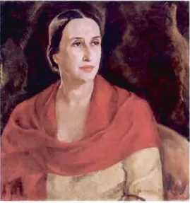 Fig.  6.  TORRANCE  NEWTON,  Lilias,  Portrait  de  Frances  Loring,  v.  1937-1947,  huile  sur toile, 63,4 x 61,3  cm, Musée des beaux-arts du  Canada, Ottawa