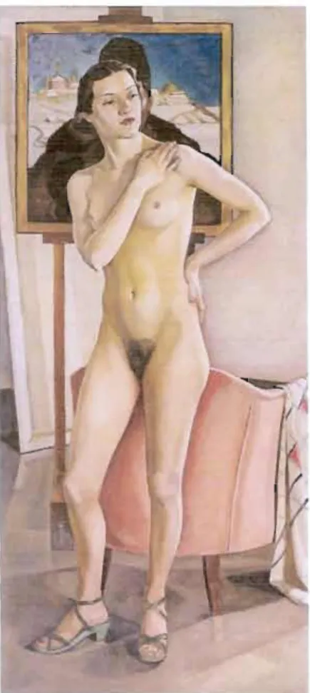 Fig.  9.  TORRANCE  NEWTON,  Nude  in  a  Studio,  1935,  huile  sur  toile,  203,2 x 91,5  cm, Musée des beaux-arts de  l'Ontario, Toronto