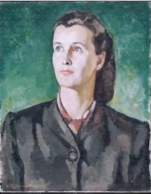 Fig.  26.  TORRANCE  NEWTON,  Lilias,  Portrait  d'Olive  Gillson,  v.  1930-1940,  huile sur toile, 63,5  x 51  cm, Musée des beaux-arts de Montréal, Montréal